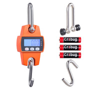 Bild in Galerie-Viewer laden, Amocart 660 lbs/300 kg Digital Crane Scale Portable Handheld Hanging Scale with LCD Display & Hook for Farm Hunting Fishing