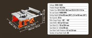 Load image into Gallery viewer, 【From China】Amocart Table Saw 10-inch 8-Amp 25-in Max Rip Capacity 40T Blade Portable Compact For Jobsite DIY Woodworking, Furn