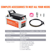 Charger l'image dans la visionneuse de galerie, Amocart Air Hydraulic Pump 10,000 PSI 1/2 Gal Reservoir Foot Actuated Air Treadle for Auto Body Frame Machines & Pulling Post