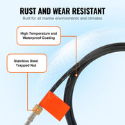 Bild in Galerie-Viewer laden, Amocart Boat Steering Cable 17 Feet Outboard Marine Rotary Steering Cable 1/2 Ton High Tensile Strength Universal Compatibility