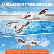 Load image into Gallery viewer, Amocart EPP Foam RC Plane 2.4G 3CH Radio Control Aircraft Sea And Air RC Glider Water Land Flying Airplane Toys Gift For Boys