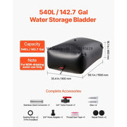 Bild in Galerie-Viewer laden, 【From China】Amocart Water Storage Bladder Portable & Collapsible Soft Waters Container Leakproof & Tear-Resistant For Truck & O