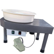 Load image into Gallery viewer, 350W Brushless DC Variable Speed Pottery Wheel Machine, Intelligent Stepless Speed Regulation Ceramic Forming Machine for School