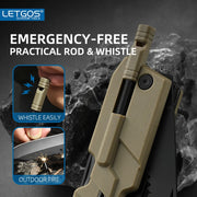 Load image into Gallery viewer, LETGOS Pocket Folding Knife, 22 in 1,Survival Gear EDC Rescue Tool with nylon sheath, Emergency, Camping, Hunting, Gift for dad
