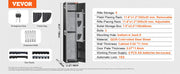Bild in Galerie-Viewer laden, SucceBuy 3-8 Rifles Gun Safe w/ Digital Keypad & Lock Gun Storage Cabinet with Removable Storage Shelf for Home Long Gun Pistols
