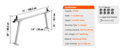 Charger l'image dans la visionneuse de galerie, Amocart Truck Rack, 800 lbs Capacity, 71"x31" Aluminum Ladder Rack for Truck with 8 Non-Drilling C-clamps, Heavy Duty Truck Bed