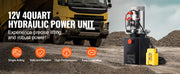 Load image into Gallery viewer, Amocart Hydraulic Pump 4-20 Quart Dump Trailer Pump Single Acting Dump Trailer Pump DC 12V Hydraulic Power Unit for Car Lifting