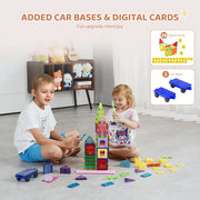 Charger l'image dans la visionneuse de galerie, Amocart 121PCS Magnetic Building Blocks Set Construction Puzzle Magnetic Sheet Tiles Boys Girls Children Montessori Toys Gifts