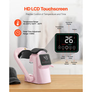 Charger l'image dans la visionneuse de galerie, Amocart Auto Hat Heat Press Machine with 2 Interchangeable Platens Automatic Open & Release Touchscreen Temperature Control