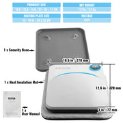 Bild in Galerie-Viewer laden, Amocart 9x9/12x10 in Portable Heat Press Machine DIY Shirt Printing Multifunctional Sublimation Transfer HTV Vinyl T-shirt Bag