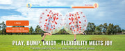 Bild in Galerie-Viewer laden, SucceBuy 4FT/1.2M Inflatable Bumper Ball Body Sumo Zorb Balls for Teen & Adult 0.8mm PVC Bubble Balls Bumper Bopper Toys