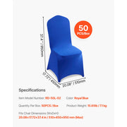Load image into Gallery viewer, SucceBuy 50 Pcs Purple Chair Covers Polyester Spandex Chair Cover Stretch Slipcovers for Wedding Party Flat-Front Chair Covers
