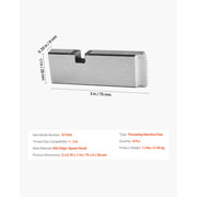 Load image into Gallery viewer, Amocart Threading Machine Dies 1 in-2 in NPT Pipe Dies(4 Packs) Right-Handed HSS Pipe Threading Dies Fit Split-Type Machines