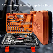 Load image into Gallery viewer, 150/46pcs Socket Tool Set, Automotive & Motorcycle Repair Tool Kit - Durable Chrome Vanadium Steel, Includes Ratchet Wrenches