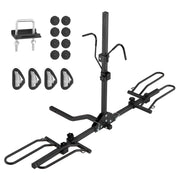 Bild in Galerie-Viewer laden, Amocart Hitch Mount Bike Rack, 2/4-Bike Platform Style 80/160/150 LBS Bike Rack Hitch Titling and Folding Bike Carrier for Car