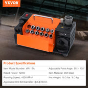 Charger l'image dans la visionneuse de galerie, Amocart Drill Bits Sharpener 3-13mm Mill Grinder Sharpener Portable Sharpening Angle Grinder W/ 11 Collet for Factory Workshop