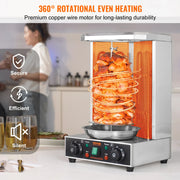 Charger l'image dans la visionneuse de galerie, Amocart Shawarma Grill Machine 13lbs Chicken Shawarma Cooker Machine Electric Vertical Broiler Gyro Rotisserie Oven Doner Kebab