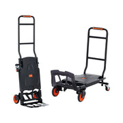 Charger l'image dans la visionneuse de galerie, Amocart 300 lbs Folding Hand Truck Aluminum Lightweight Platform Cart Portable Telescopic Utility Dolly for Moving Shopping