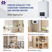 Load image into Gallery viewer, 24L LPG Gas Water Heater Domestic Instant Tankless Propane Tankless Gas Water Heater