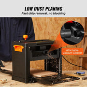 Charger l'image dans la visionneuse de galerie, Amocart Electric Thickness Planer Benchtop 13inch Wood Planer with 3 Blades Two Speed 15-Amp 2000W for DIY Woodworking Planing