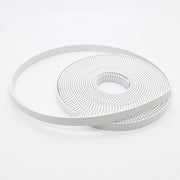 Load image into Gallery viewer, HTD 3M Open Synchronous Belt PU 3M Timing Belt Width 6/10/15mm~40mm Polyurethane Steel PU White Black HTD3M Open Belt Cut Length