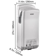 Load image into Gallery viewer, Amocart Hand Dryer Machinery Automatic High-speed Jet Double-sided Secure Robust Material Blade for Washroom Multicolor