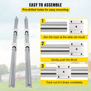 Bild in Galerie-Viewer laden, Amocart Linear Rail Ballscrew x 3 RM1605-350mm 650mm 1050mm x 2 Linear Rail Support, 12 CNC Kit Linear Shaft Optical Axis DIY
