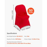 Charger l'image dans la visionneuse de galerie, SucceBuy 50 Pcs Pink Chair Covers Polyester Spandex Chair Cover Stretch Slipcovers Flat-Front Chair Covers for Wedding Party