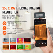 Bild in Galerie-Viewer laden, Amocart Thermal Imaging Camera 256 x 192 IR Resolution Infrared Thermal Imager 25Hz Refresh Rate Thermal Camera for Android