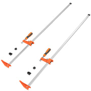 Bild in Galerie-Viewer laden, Amocart Bar Clamps for Woodworking F Clamp 2-Pack 36" Clamp/Spreader 600 lbs Load 2-Pack 50" Parallel Clamp Set 1100 lbs Load