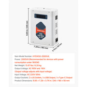 Bild in Galerie-Viewer laden, Amocart Step Down/Up Voltage Converter 2000VA/3000VA 220V to 110V / 110V to 220V Power Transformer & Outlets USB Output Display