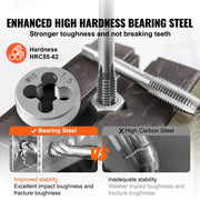 Charger l'image dans la visionneuse de galerie, Metric SAE Standard Bearing Steel Taps and Dies Essential Threading Tool Amocart Tap and Die Set 40PCs 60PCs 80PCs 110/116PCs