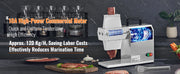 Charger l'image dans la visionneuse de galerie, Amocart 17inch 54 Blades Commercial Meat Tenderizer 450W Electric Meat Tenderizer Machine for Pork Chicken Fish