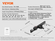 Charger l'image dans la visionneuse de galerie, Amocart Precision Miter Gauge Standard Slot 3/4'' x 3/8'' Aluminum Alloy Table Saw 24/18/19-35 in Grating 15 Angle Stops DIY