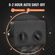 Charger l'image dans la visionneuse de galerie, Amocart Drum Fan24 Inch High Velocity Shop Fan Use 3-Speed 8600CFM 360°0-2h Timer Fan to Warehouse Workshop Factory Basement