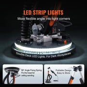Charger l'image dans la visionneuse de galerie, Amocart 800W Electric Drywall Sander Brushless Motor 1000-2300RPM Variable Speed Household Polishing Machine Wall Sand Grinder