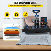 Bild in Galerie-Viewer laden, Amocart Heat Press Machine 12 x 15 /15x15 Inches Fast Heating 360 Swing Away Digital Sublimation T-shirt Vinyl Transfer Printer