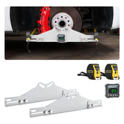 Bild in Galerie-Viewer laden, Amocart Wheel Alignment Tool Heavy Duty Toe & Camber Alignment Plates with Digital Angle Finder for Home Use Fits Car Truck SUV