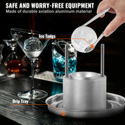 Charger l'image dans la visionneuse de galerie, Amocart 60mm Ice Ball Press Maker Spherical Whiskey Tray Mould Bubble-Free Making Mold Crystal Ice Ball Box for Bar Cocktail