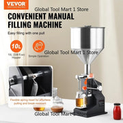 Load image into Gallery viewer, Amocart A03 5-50ml/5-100ml Manual Liquid Filling Machine Paste Bottle Filler Adjustable with Hopper for Juice Shampoo Honey