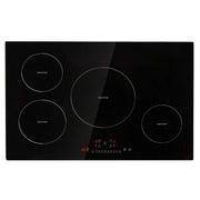 Bild in Galerie-Viewer laden, Amocart 4 Burners 30'' Electric Cooktop Induction Stove Top Built-in Magnetic Cooktop with 9 Heating Level Touch Screen Burner