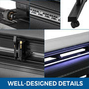Bild in Galerie-Viewer laden, Amocart Semi-Automatic Vinyl Cutter 53/34/28 Inch 4MB Memory Positioning 3 Ports with SignMaster Software