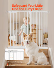 Charger l'image dans la visionneuse de galerie, Amocart Baby Gate 28/30/36 Inches High Dog Gate Easy Step Walk Thru Child Pet Security Pressure Mount Kit Wall Cups Doorways