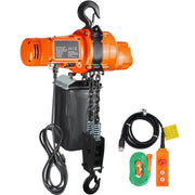 Bild in Galerie-Viewer laden, Amocart 2200 lbs Electric Chain Hoist Single Phase Overhead Lifting Crane with Chain 10 ft Wired Remote Control for Garage