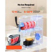 Charger l'image dans la visionneuse de galerie, Amocart Slushie Machine No Ice Needed Slushy Machine Frozen Drink Maker w/ Single Tank Margarita Machine for Frozen Margaritas