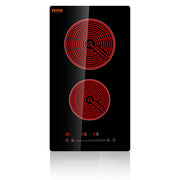Load image into Gallery viewer, Amocart 2/4/5 Burners Built-in Induction Stove Top 12/24/30in Ceramic Glass Electric Cooktop For Household Commercial Cooking