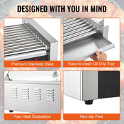 Bild in Galerie-Viewer laden, Amocart 5/7/11 Commercial Hot Dog Roller Electric Sausage Maker Barbecue Grill Machine for Camping Party Home Appliance 110V