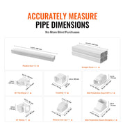 Bild in Galerie-Viewer laden, Amocart Mini Split Line Set Cover PVC Decorative Pipe Line Cover For Air Conditioner Easy to Install Paintable for Heat Pump
