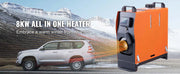 Load image into Gallery viewer, Amocart Diesel Heater 8KW Diesel Air Heater with LCD Panel and Remote Control Parking Heater Low Noise for Truck Trailer Boat