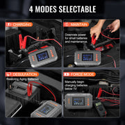 Bild in Galerie-Viewer laden, Amocart Smart Battery Charger 35-Amp Lithium LiFePO4 (AGM / Gel / SLA) with LCD Display Trickle Charger for Boat Motorcycle Use